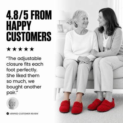 Ease™ Adjustable Wide-Fit Comfort Slippers